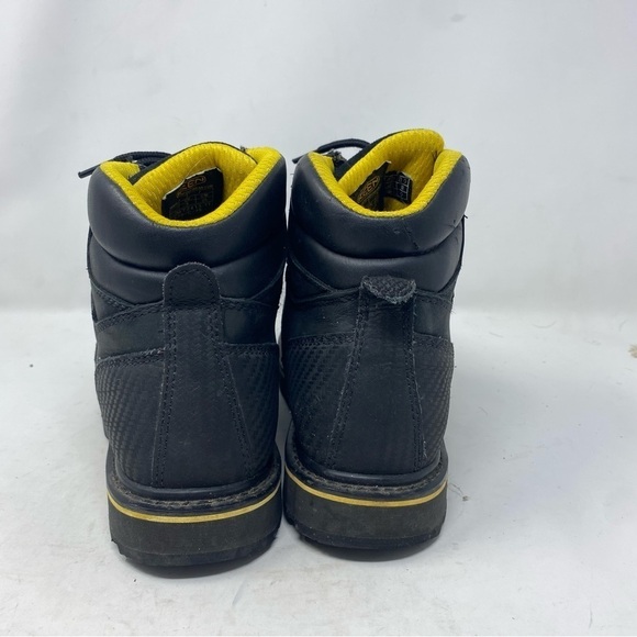Keen Men’s 7 Black Tacoma Steel Toe Black Work Ankle Boots - Picture 5 of 7